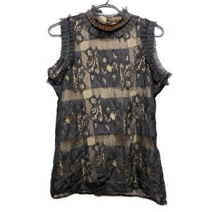 MAX Studio Sleeveless Lace Top size S